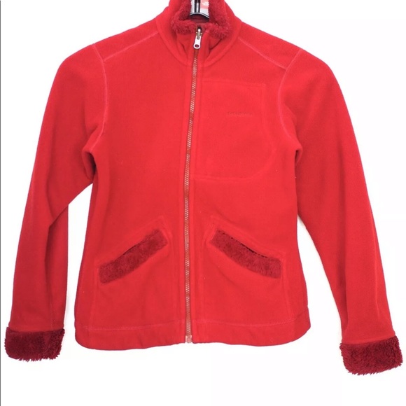 Patagonia Red Reversible Fleece Jacket Sz XS - Picture 10 of 12